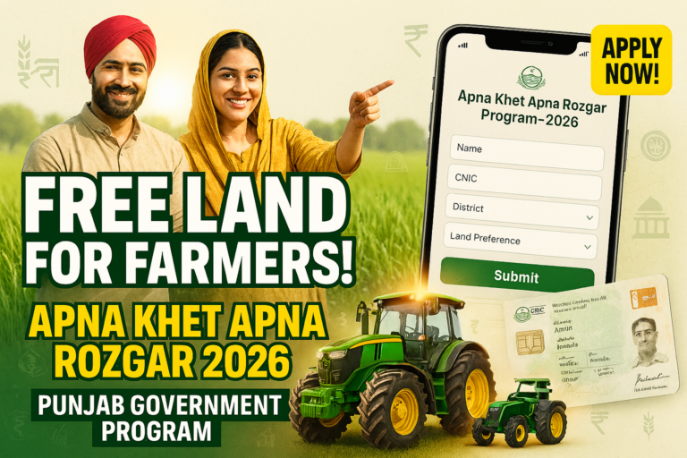 Apna Khet Apna Rozgar Program 2026 – Free Land for Farmers in Punjab