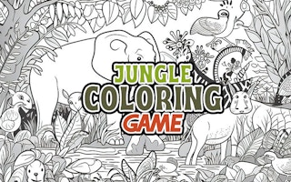 Image Jungle Coloring Game
